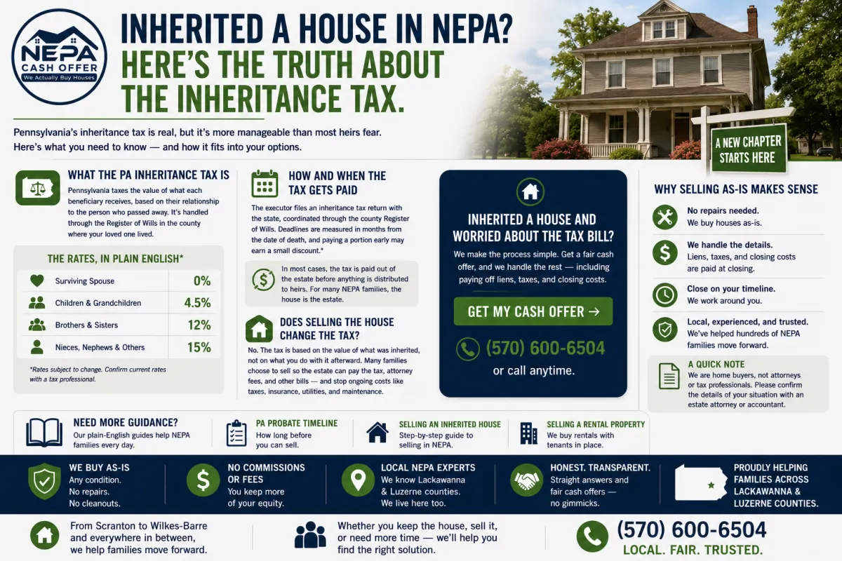 PA Inheritance Tax: What NEPA Heirs Need to Know Before Selling