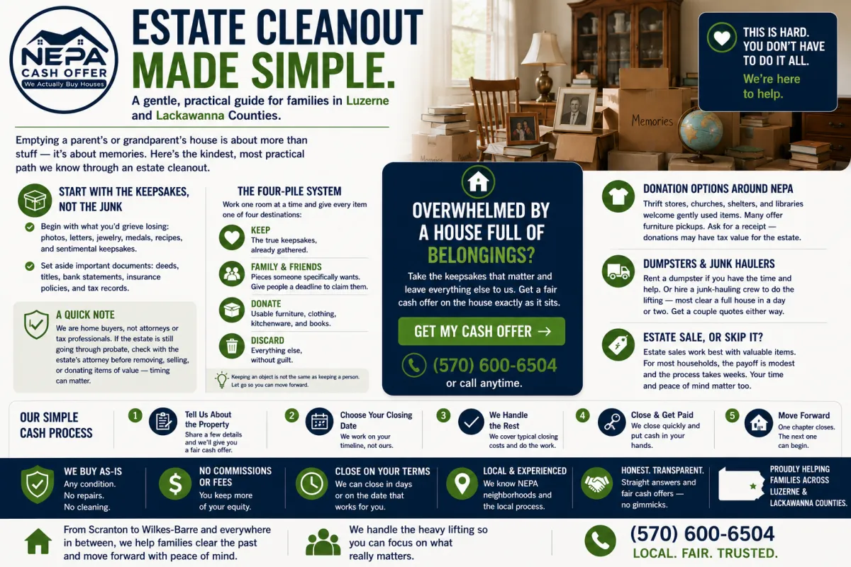 Estate Cleanout: How to Empty a Loved One's House in NEPA