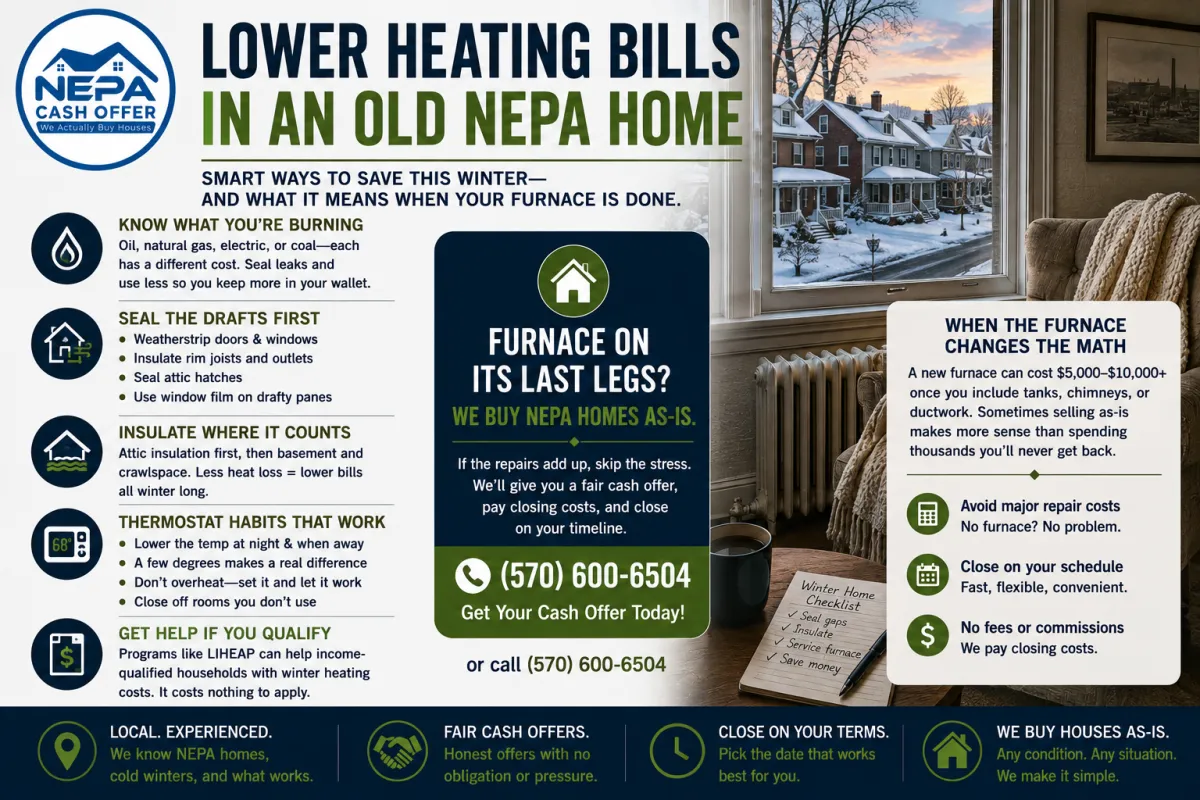 How to Lower Your Winter Heating Bills in a NEPA Home