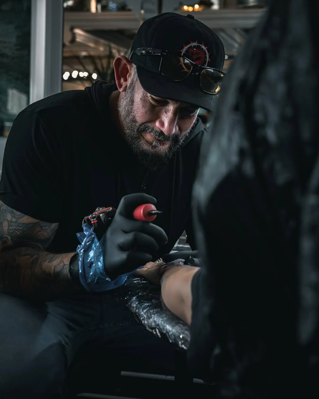 red white and black no smoking sign