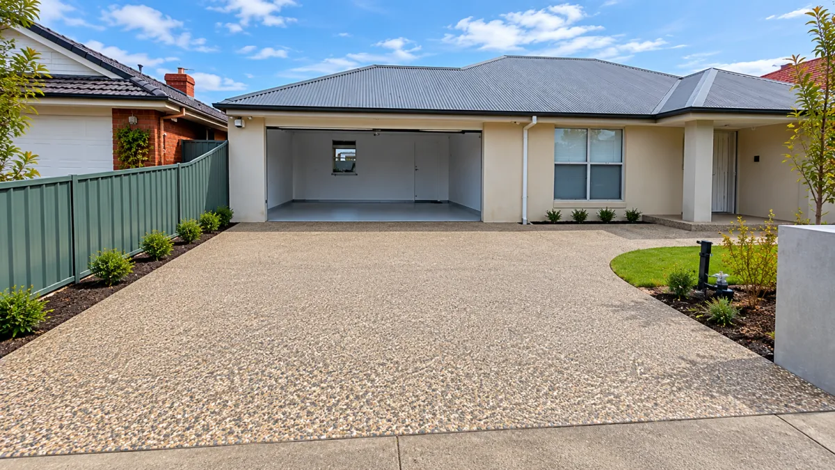 Exposed Aggregate Concrete in Lara
