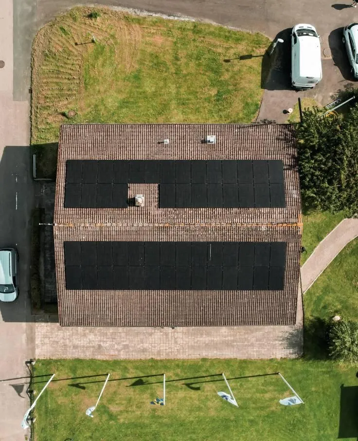 Solceller på tak