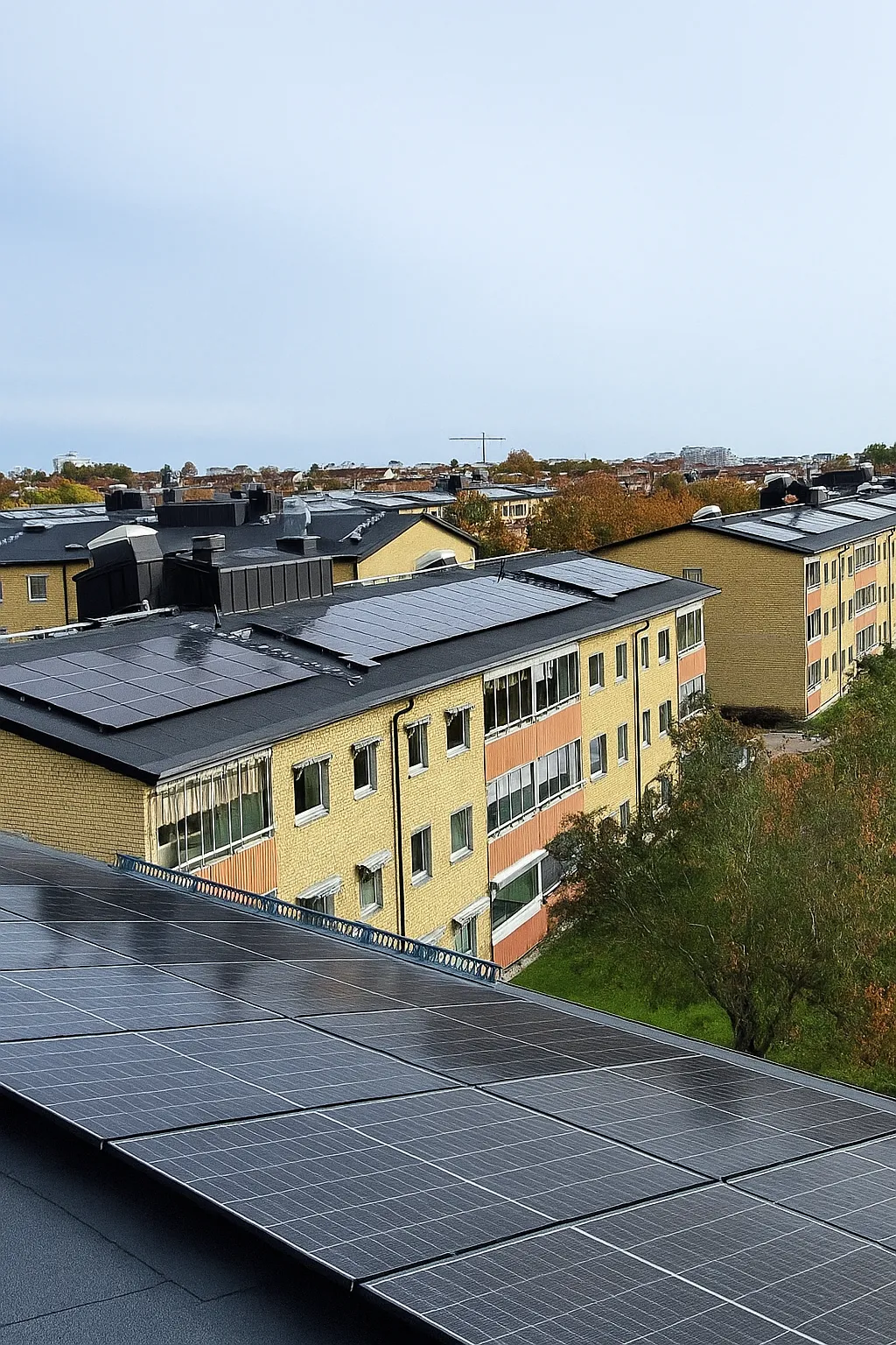 Solceller på tak