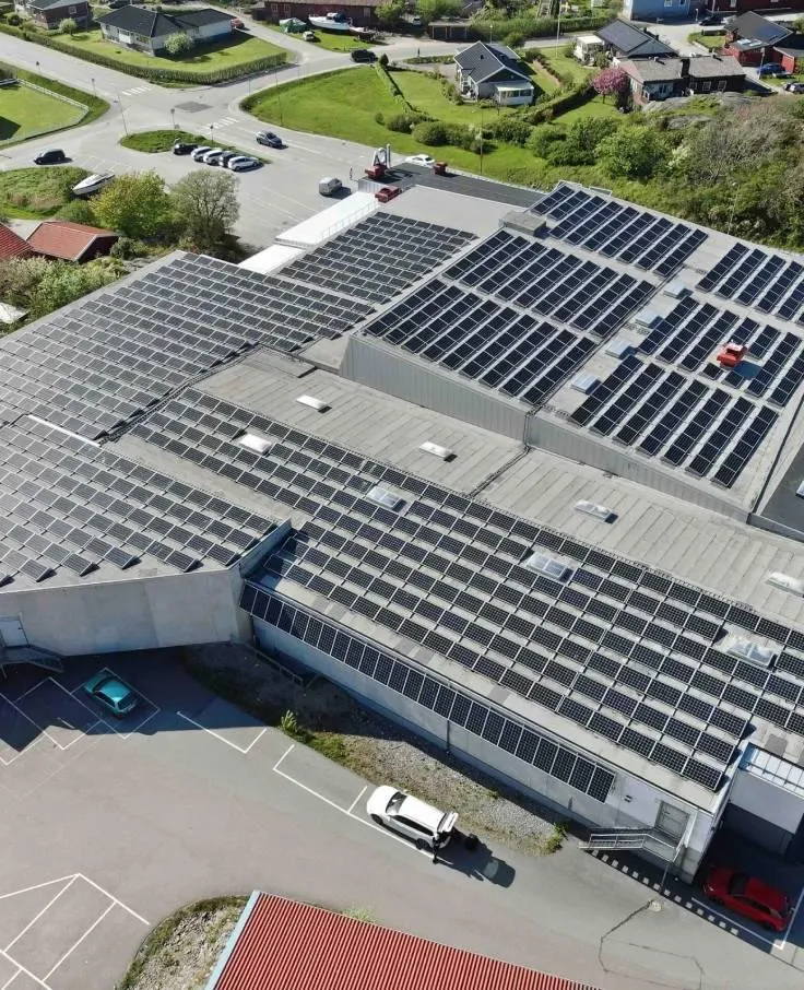 Solceller på tak