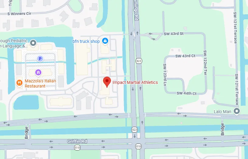 Impact Martial Athletics Google Map
