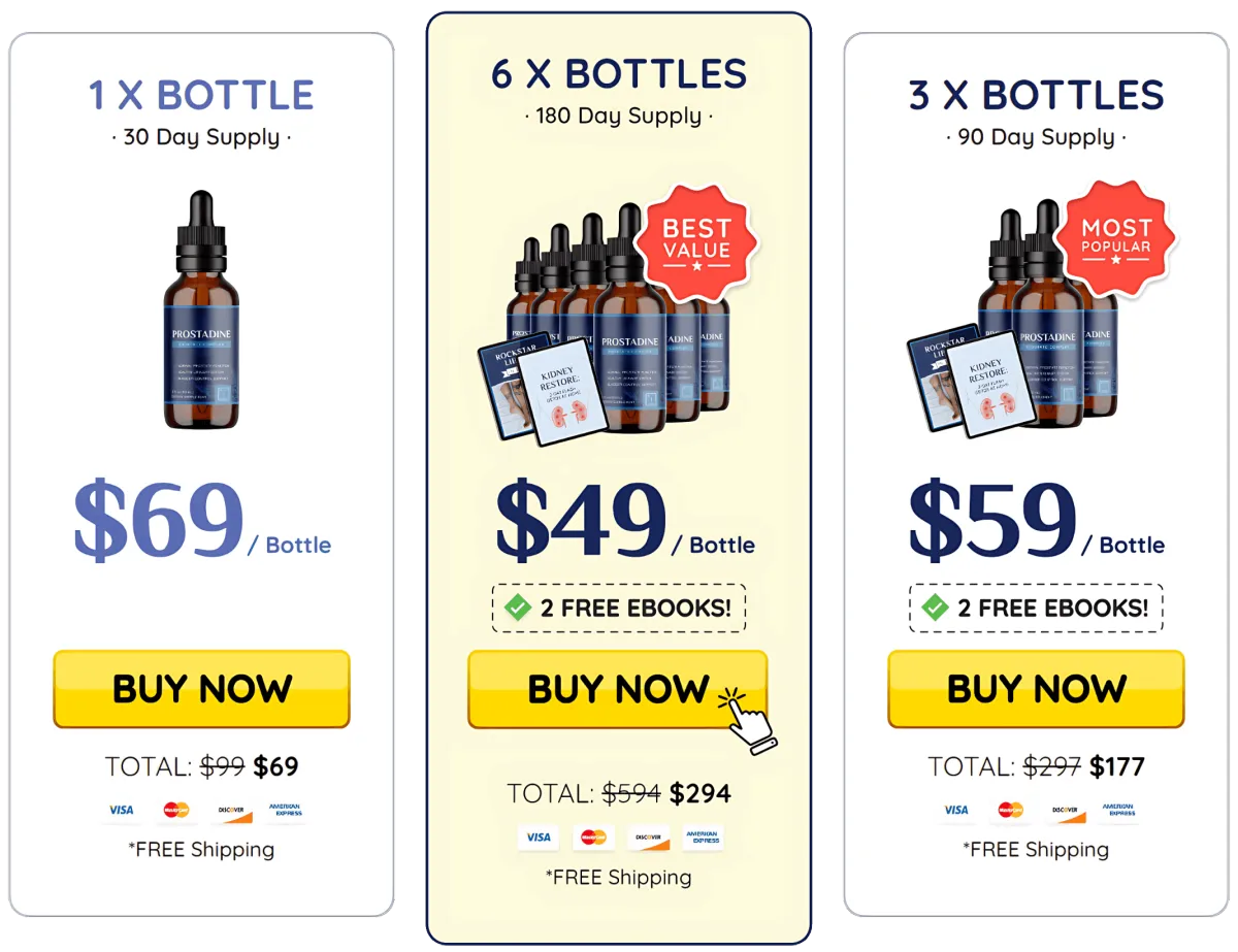 prostadine bottle price