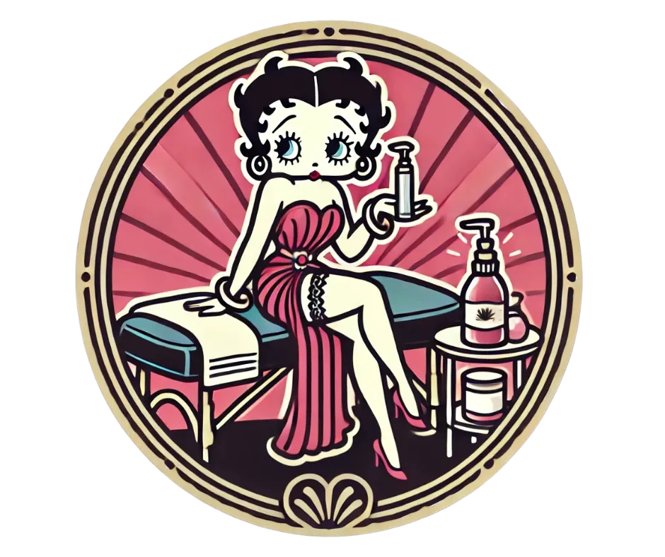 person holding Mito glass bottle