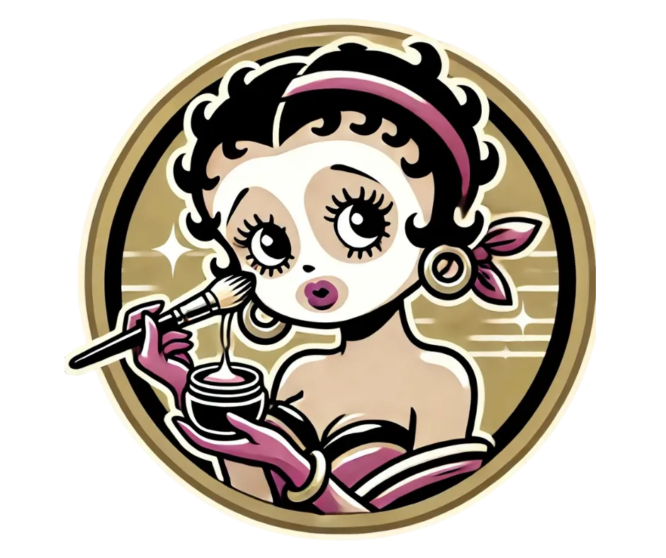 a red heart shaped pin sitting on top of a pile of leaves