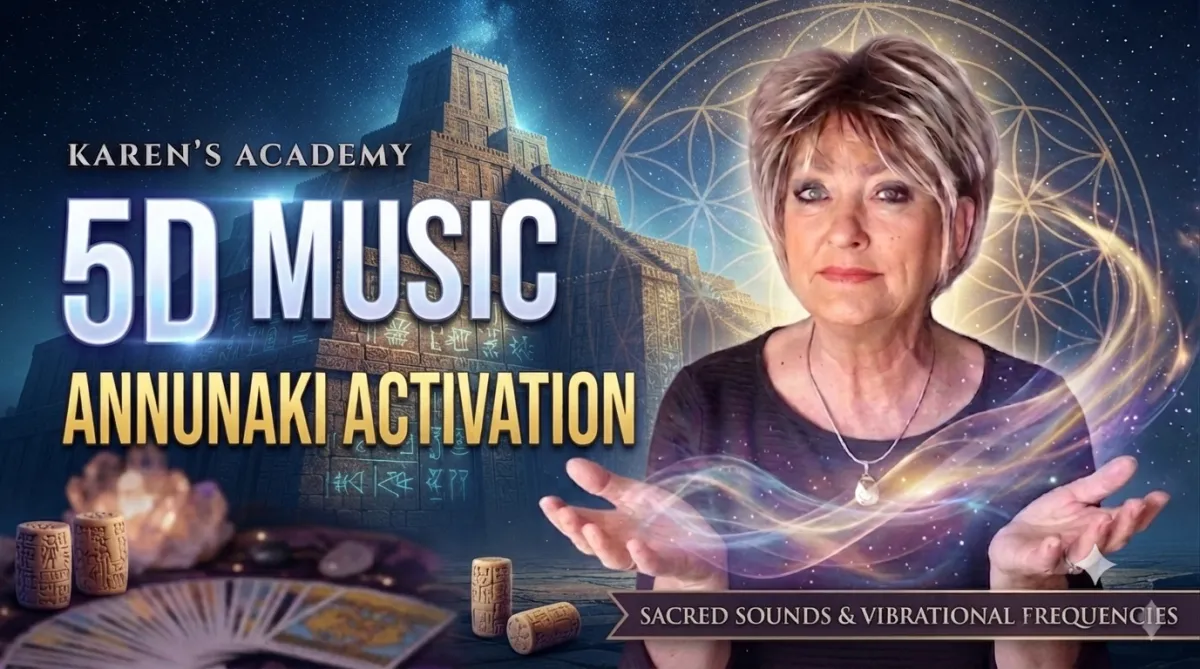 Mystic artwork representing Karen's 5D Academy principles