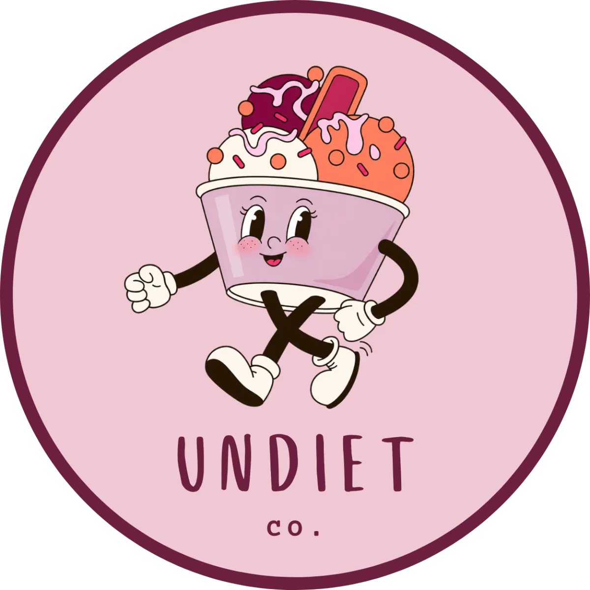 Logo for the Undiet Company