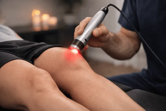 Cold Laser Therapy on Knee