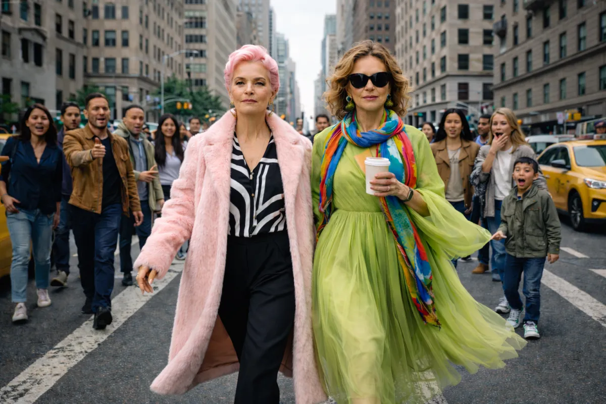 printed sticky notes glued on board