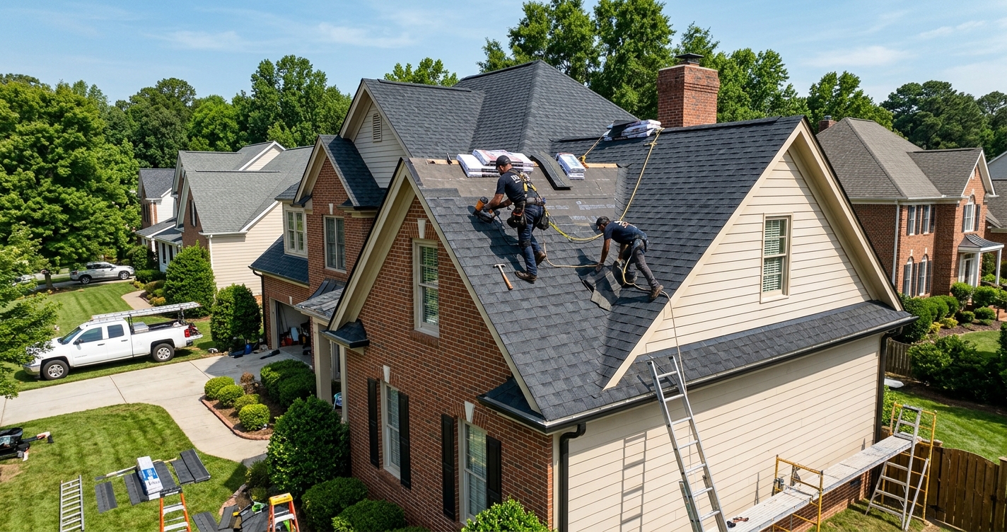 How to Identify Storm Damage on Your NC Roof | Mj's Roofing