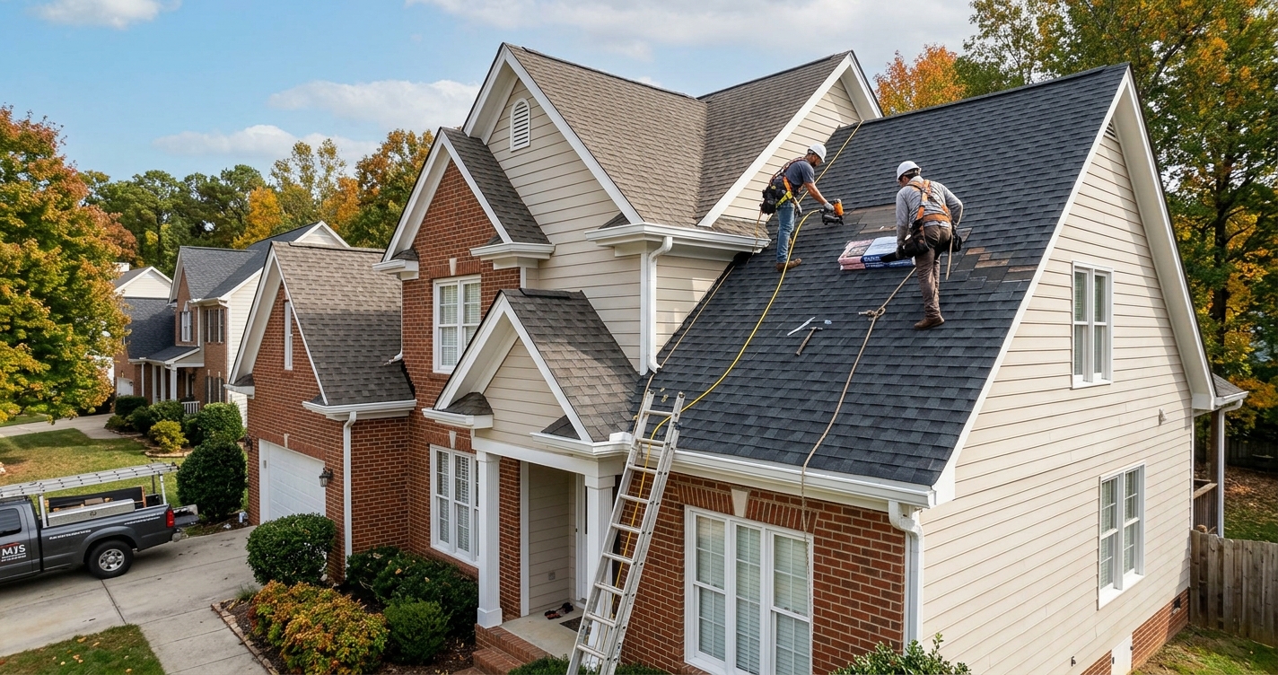 Average Cost of Roof Replacement in North Carolina | Mj's