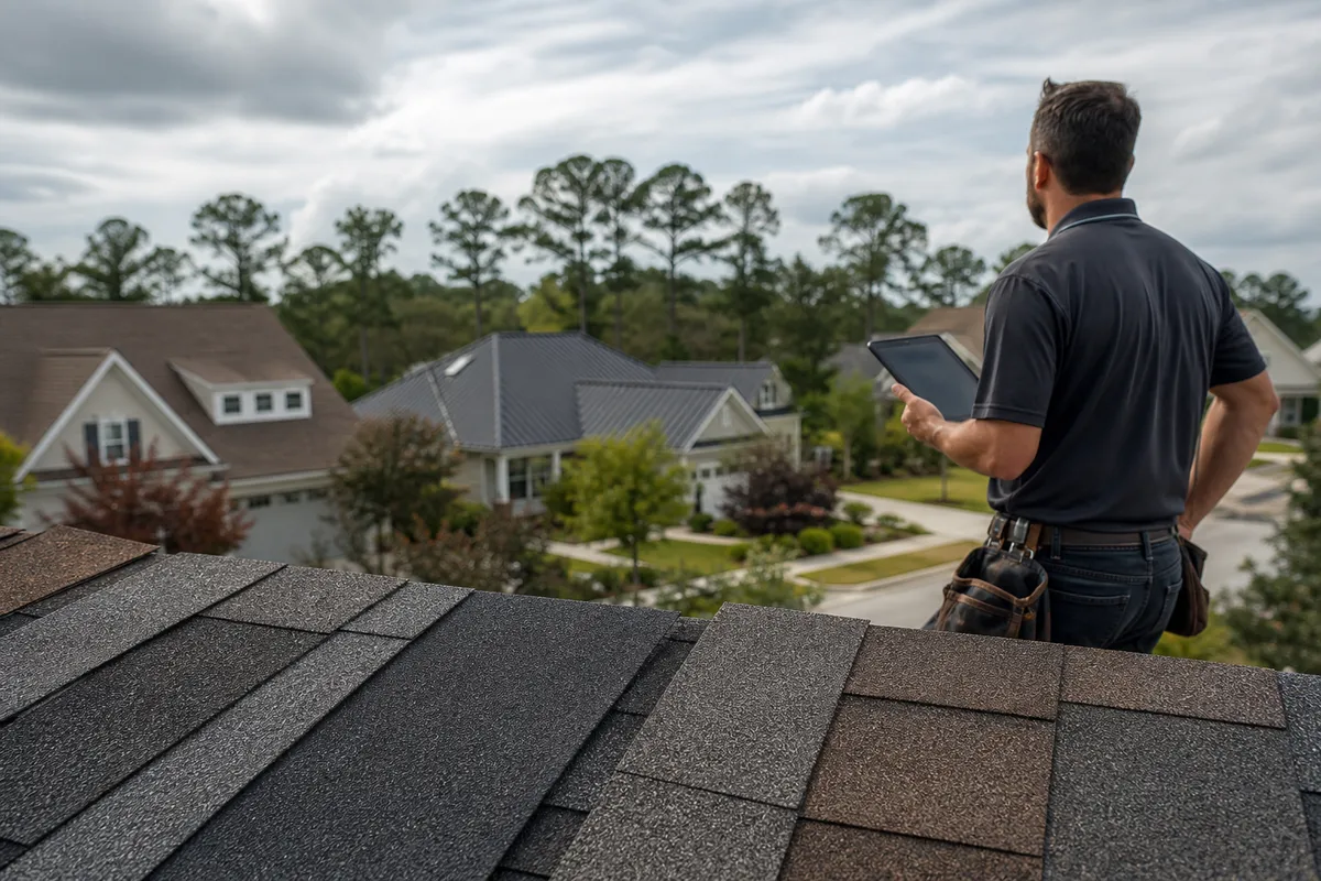 Discover the best roofing materials for North Carolina climate — heat, humidity, and hurricanes — with expert advice from 30+ years of local roofing.