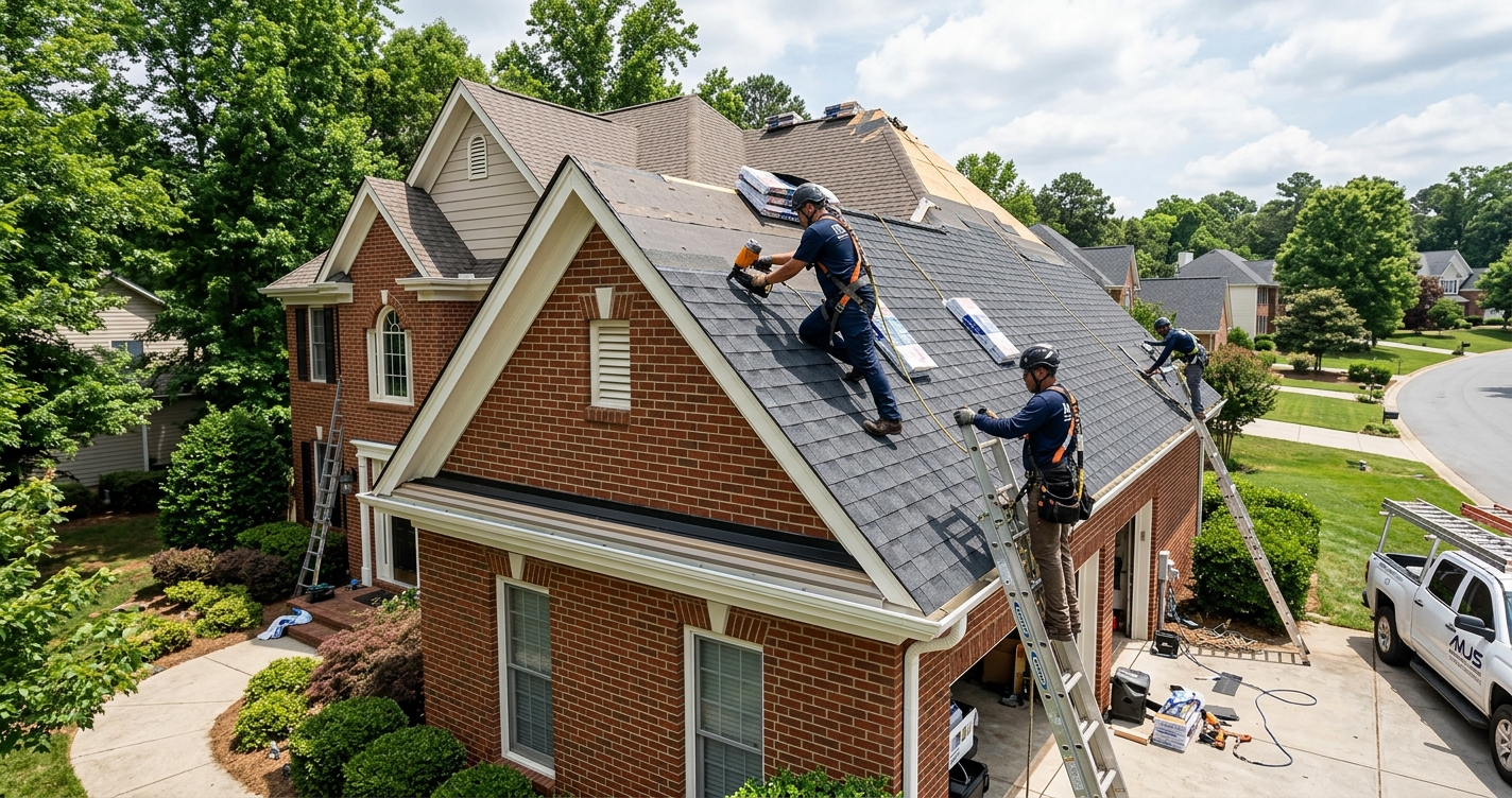 Learn how to identify storm damage on NC roofs after severe weather. Protect your Raleigh or Durham home with expert tips from Mj's Roofing and remodeling.