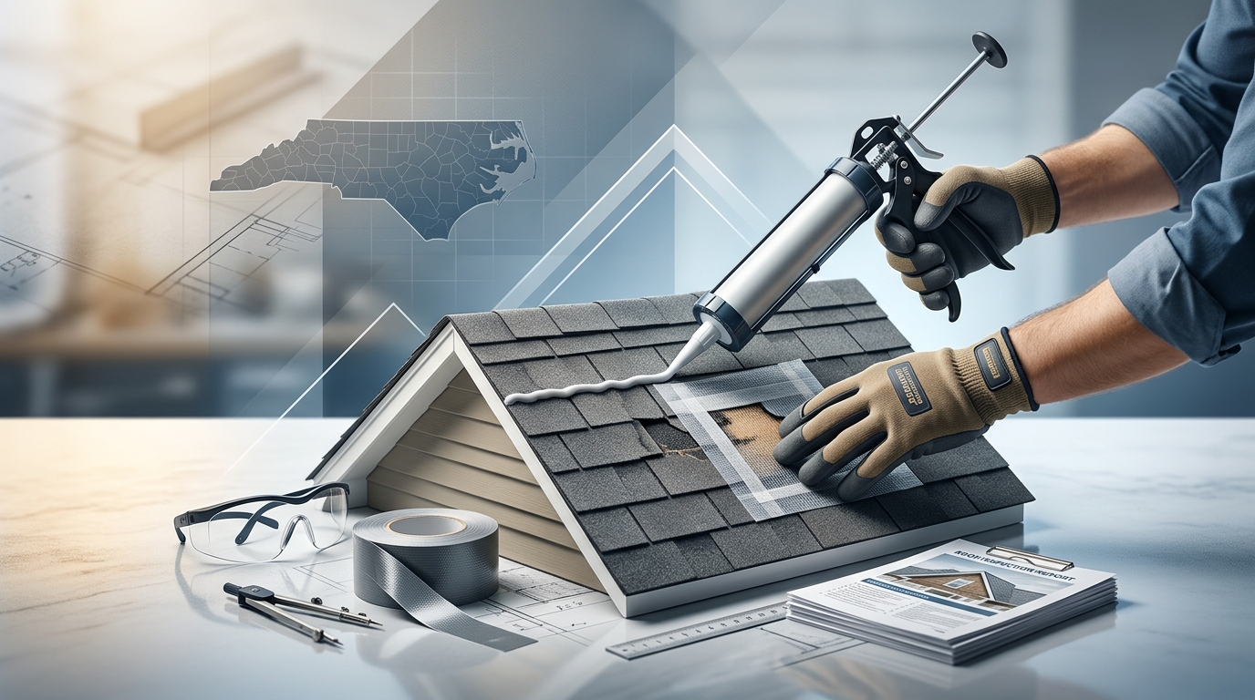 Facing a roofing crisis? Use these essential emergency roof repair tips for NC homeowners to mitigate damage and protect your home during North Carolina storms.