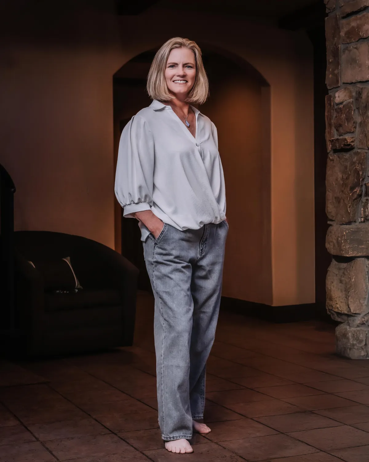 Professional portrait of retreat leader during Whole YOU photo session