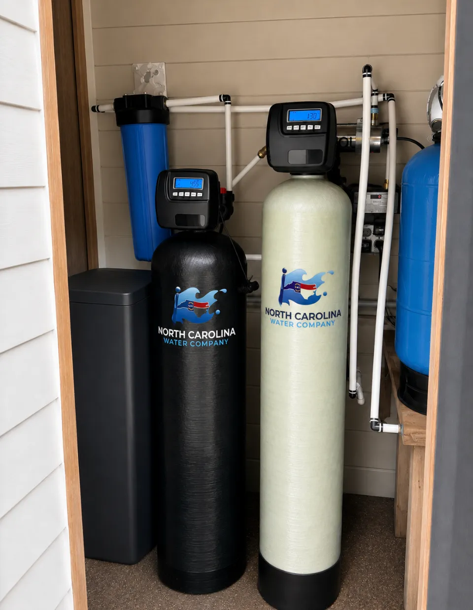 Well Water Solution Installation on a house