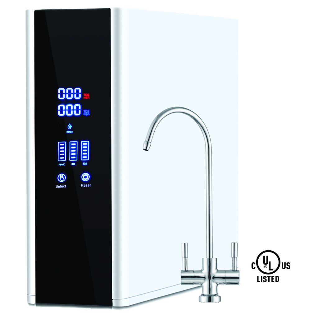 RO Drinking Water Station with Chrome designer drinking water faucet 