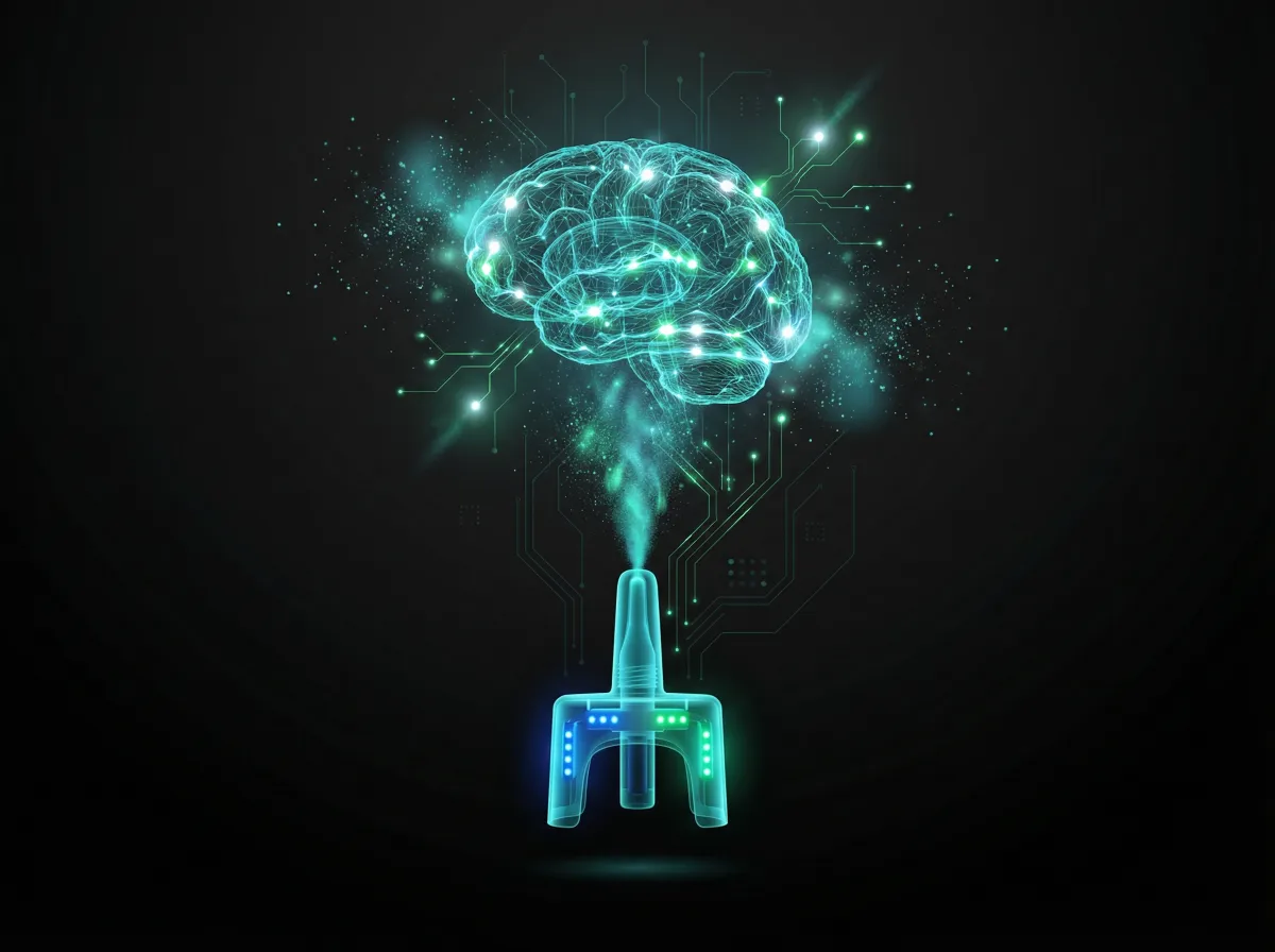 Semax nasal spray with brain neural pathway activation visualization