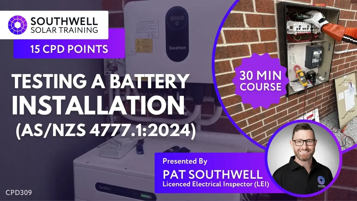 Solar CPD Course - Visual Defects of a Solar Installation