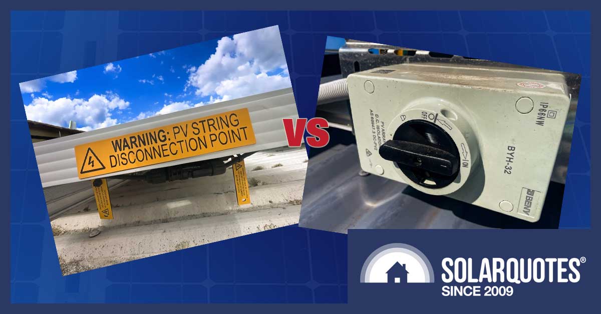 Disconnection Points Vs DC Isolators: A Solar Inspector's Experience