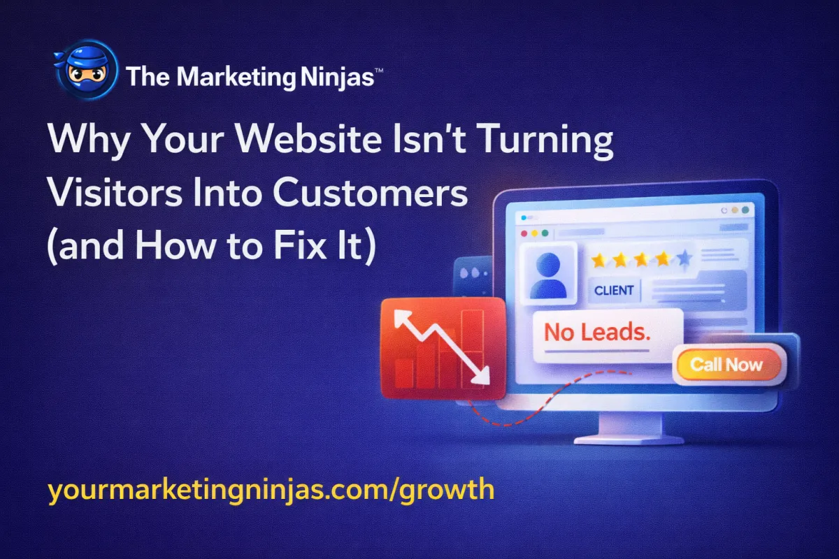 why a website is not converting visitors into customers and how to improve conversions
