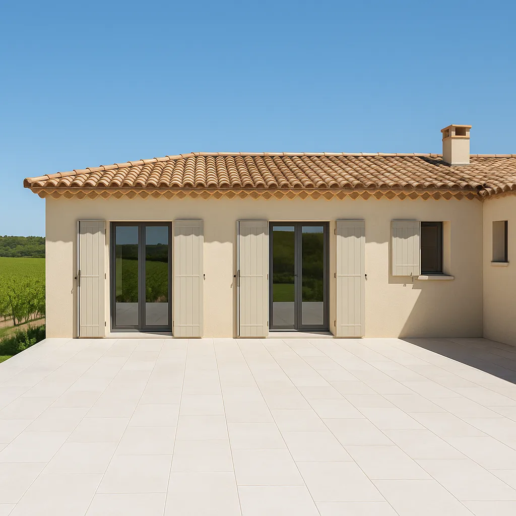 Nettoyage terrasses en carrelage à cassis