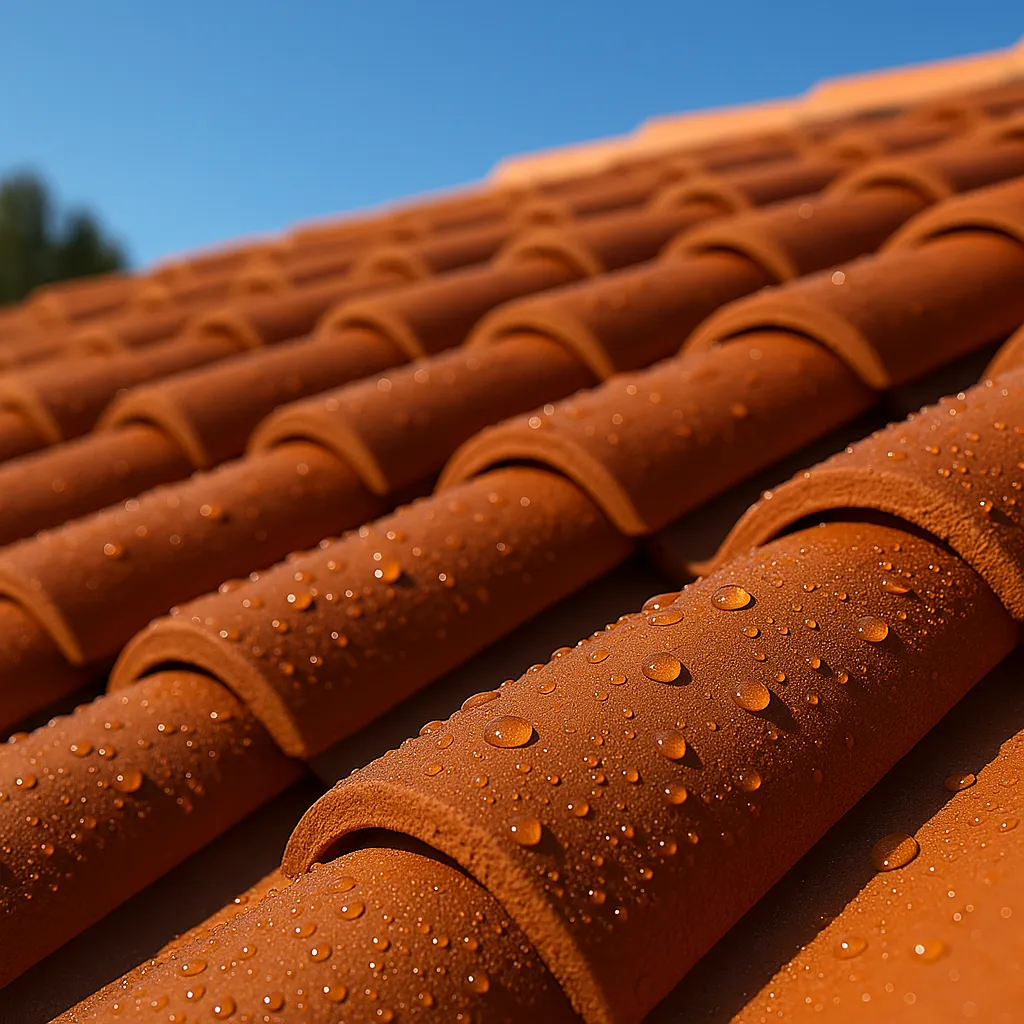 Hydrofuge toiture à Aix-en-Provence avec effet perlant