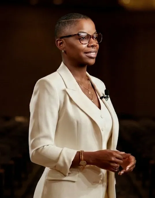 Tiffany N. Haywood speaking at event