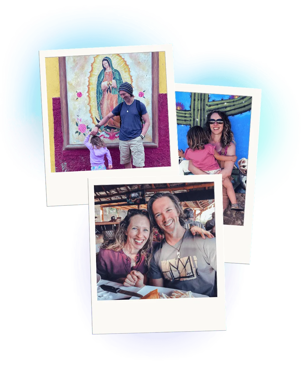 Freedom Hackers community collage – real humans living life-first, time-free businesses.