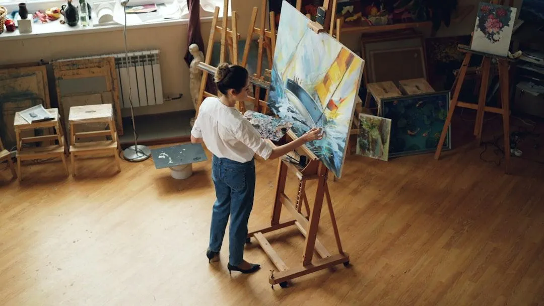 How do I stay consistent with painting?