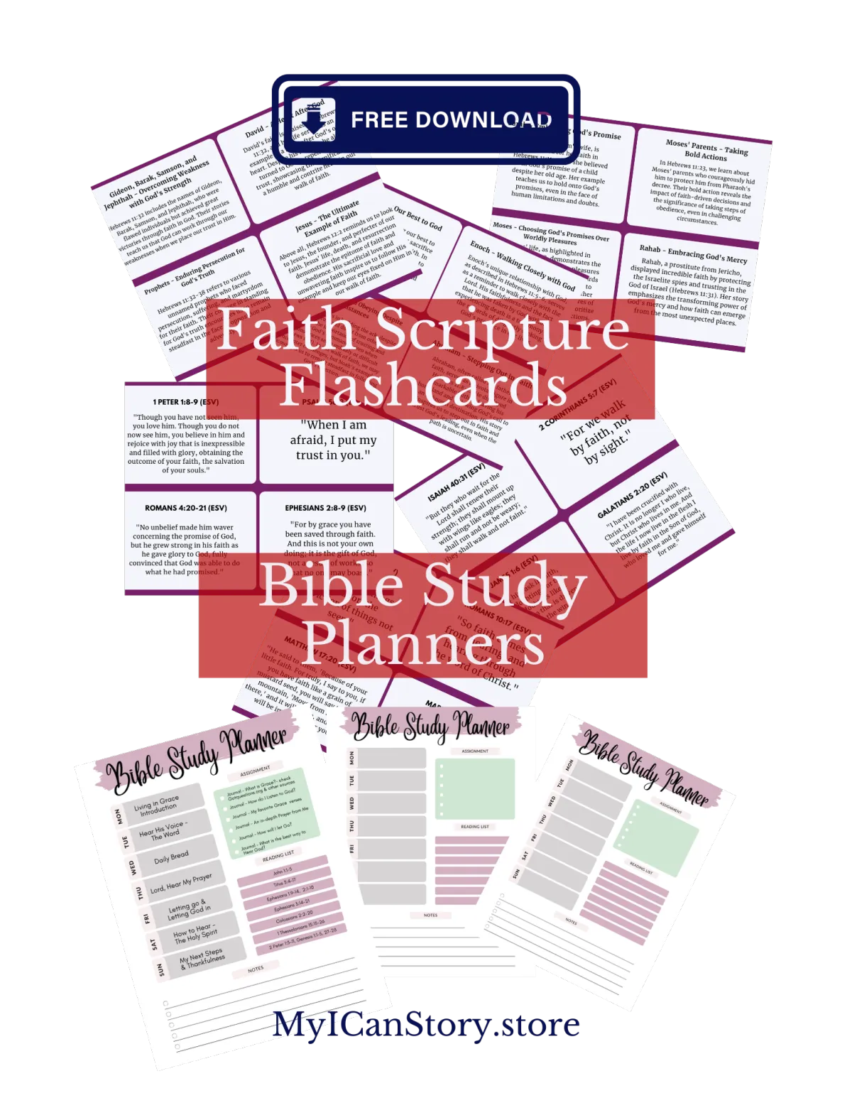 Bible Study Planners Free Download Image