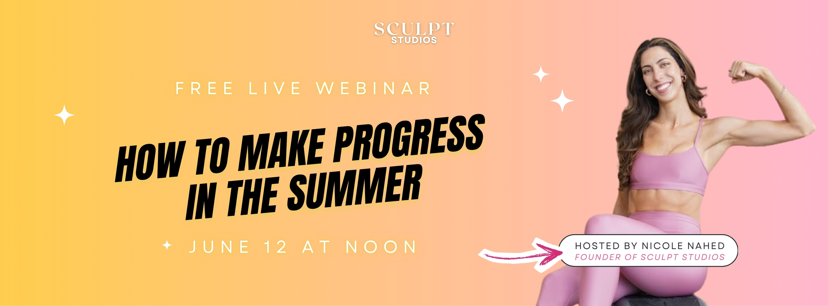 Join our free live webinar hosted by sculpt studios, online personal training