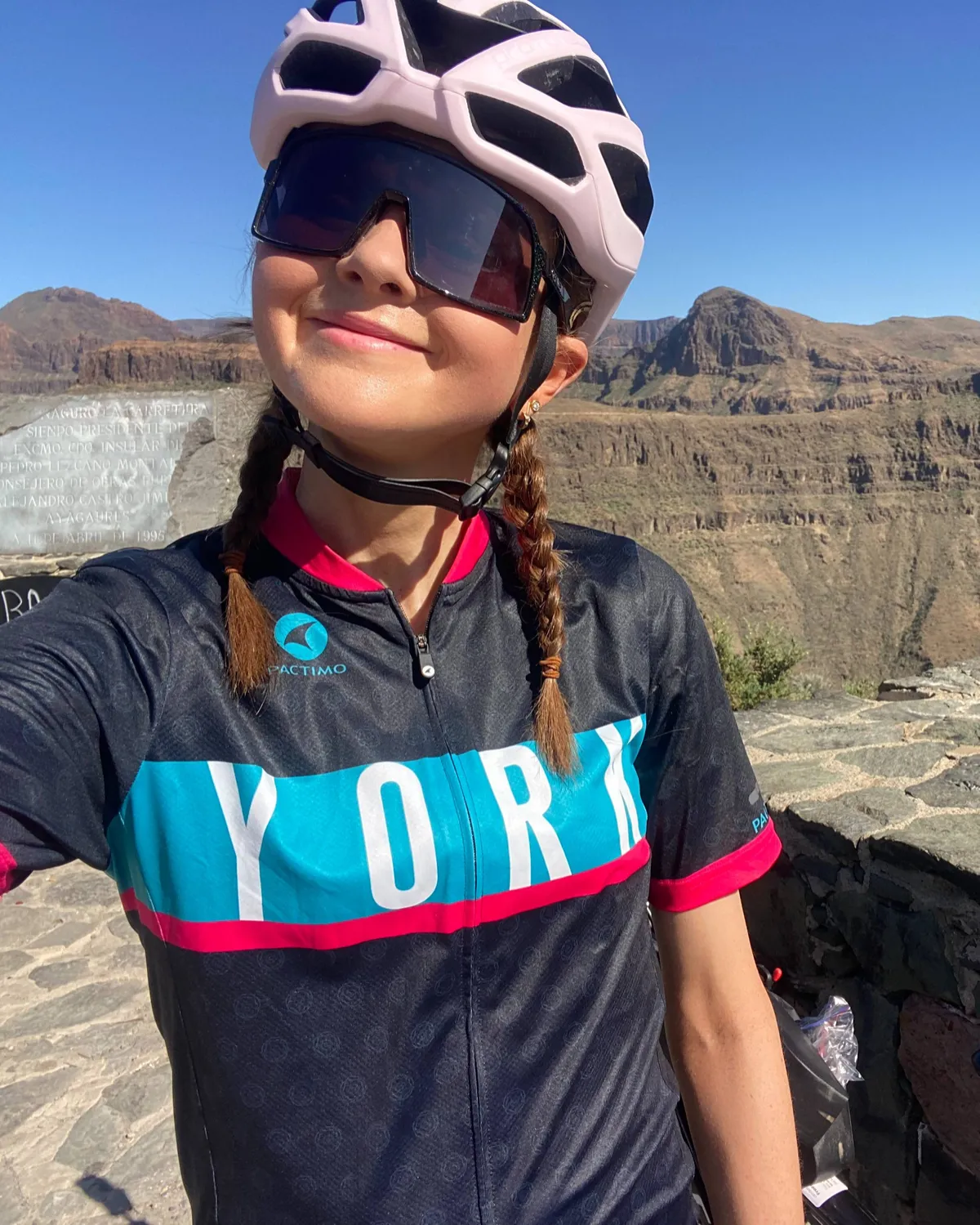 Tori on a bike ride