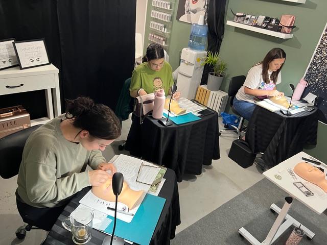 Lash training at Fraser Valley Academy