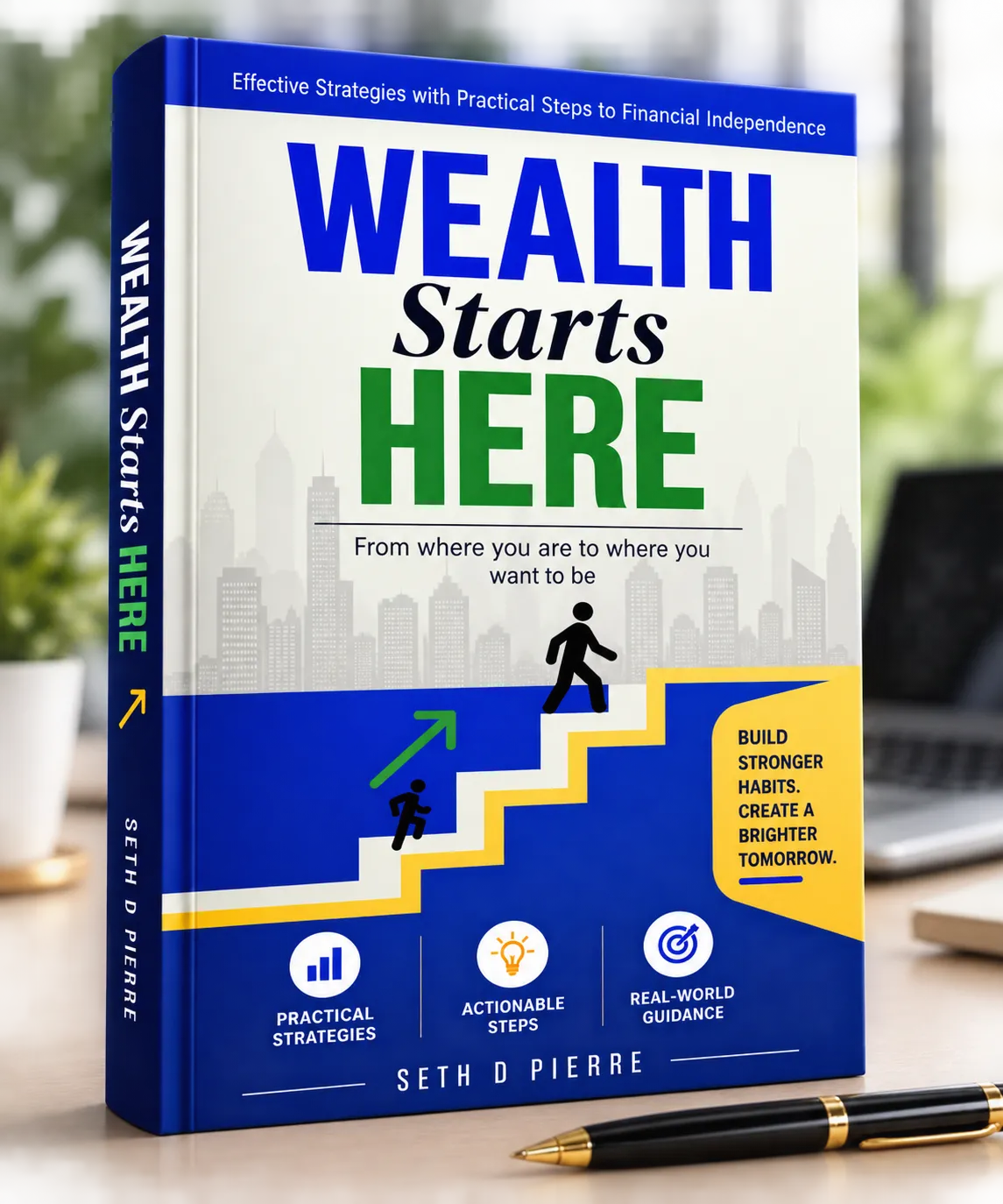Wealth Starts Here digital book preview on modern tablet reader