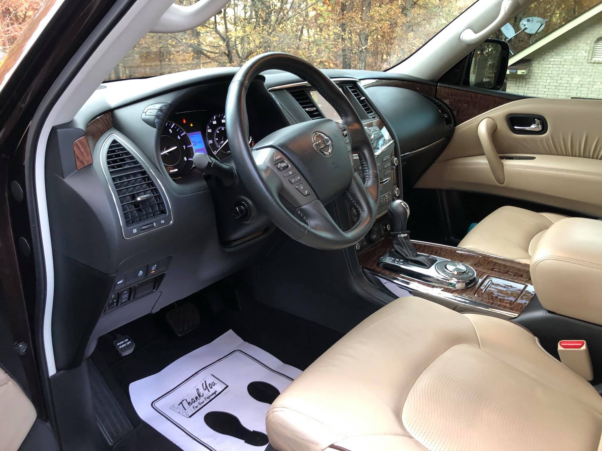 Clean red Dodge Ram truck