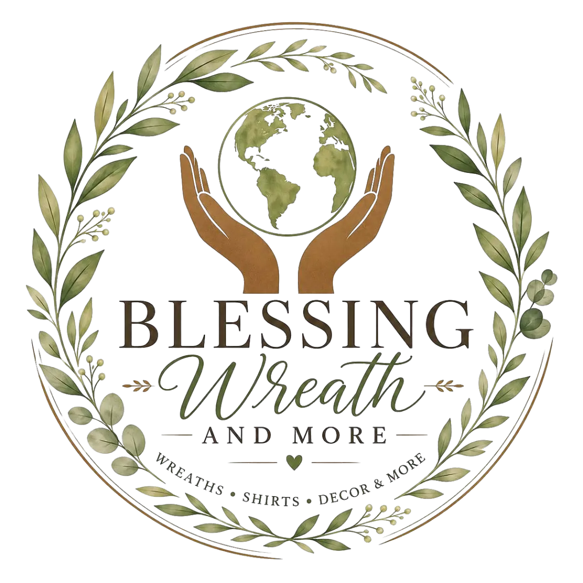 Blessing Wreath and More Logo