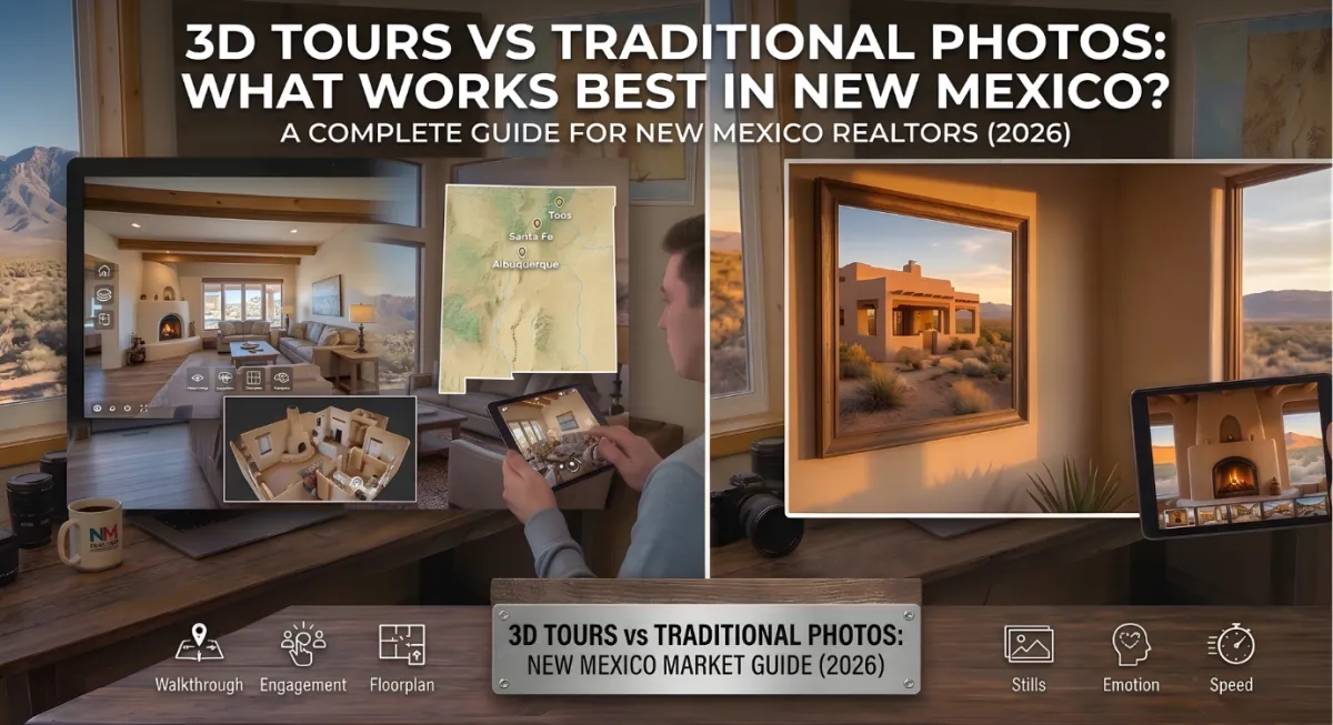 3D Tours vs Traditional Photos: What Works Best in New Mexico