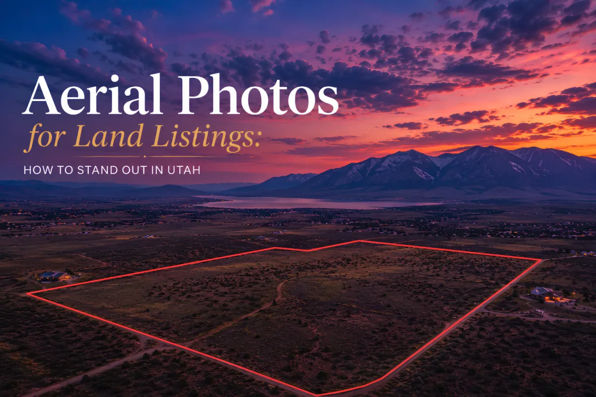Aerial Photos for Land Listings: How to Stand Out in Utah