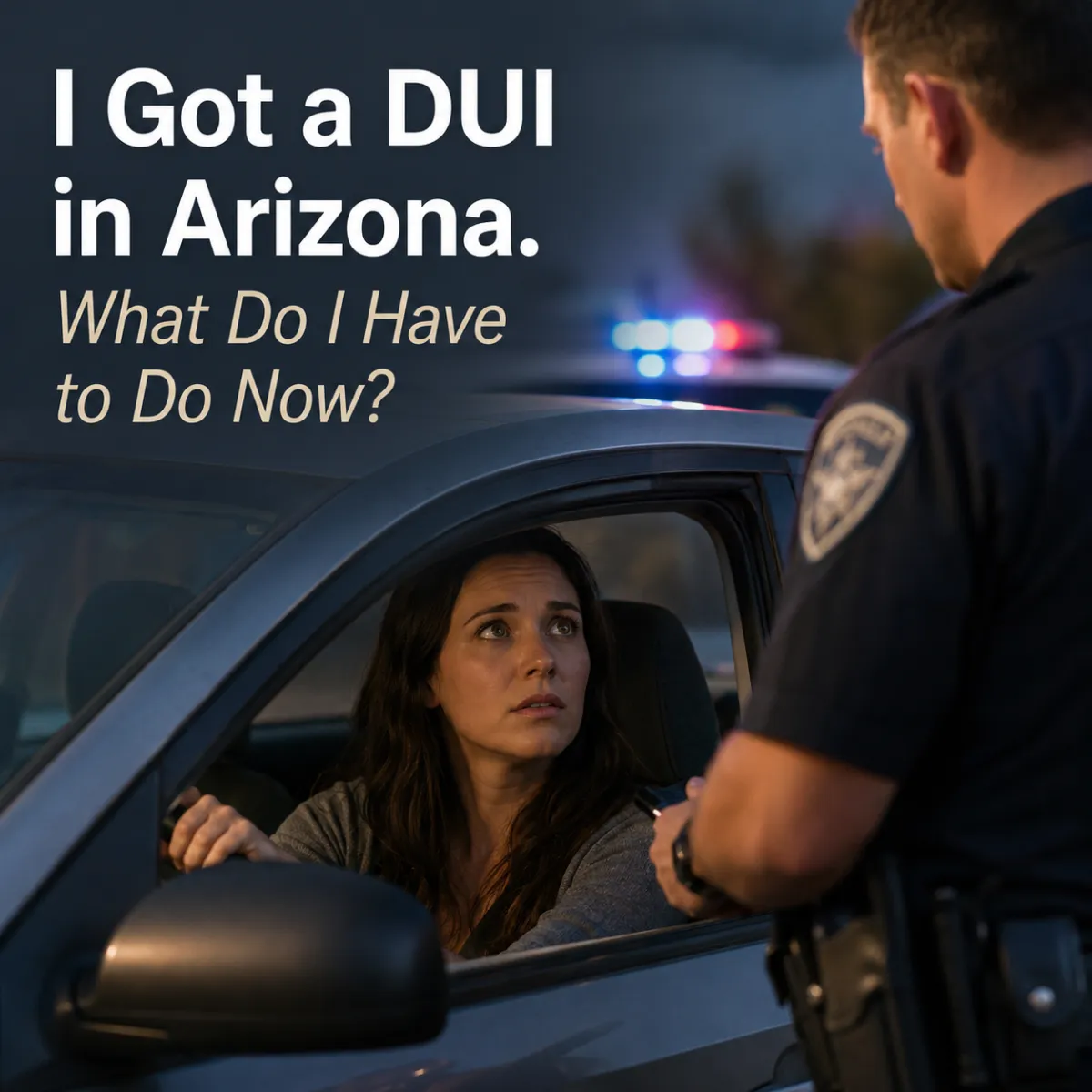 I Got a DUI in Arizona. What Do I Have to Do Now?
