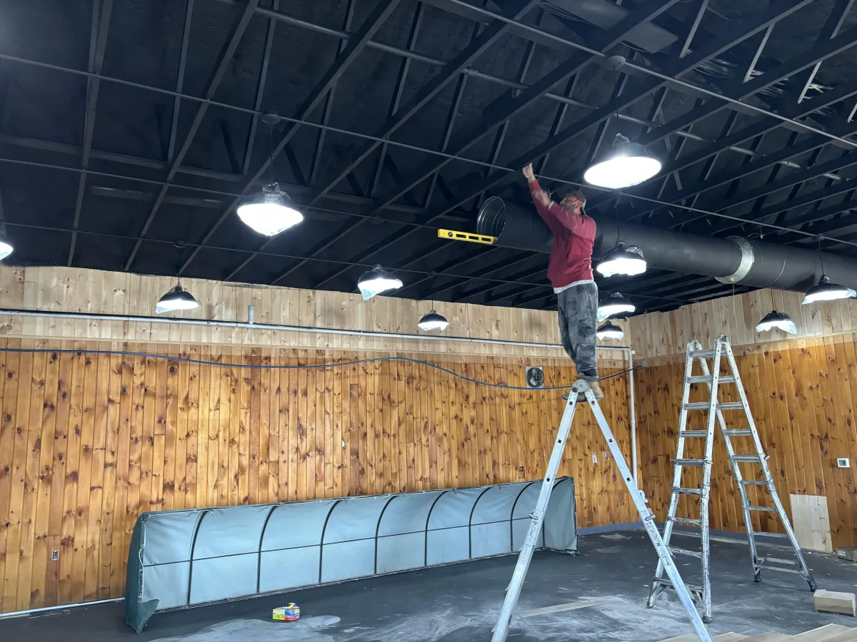 Air conditioning installation