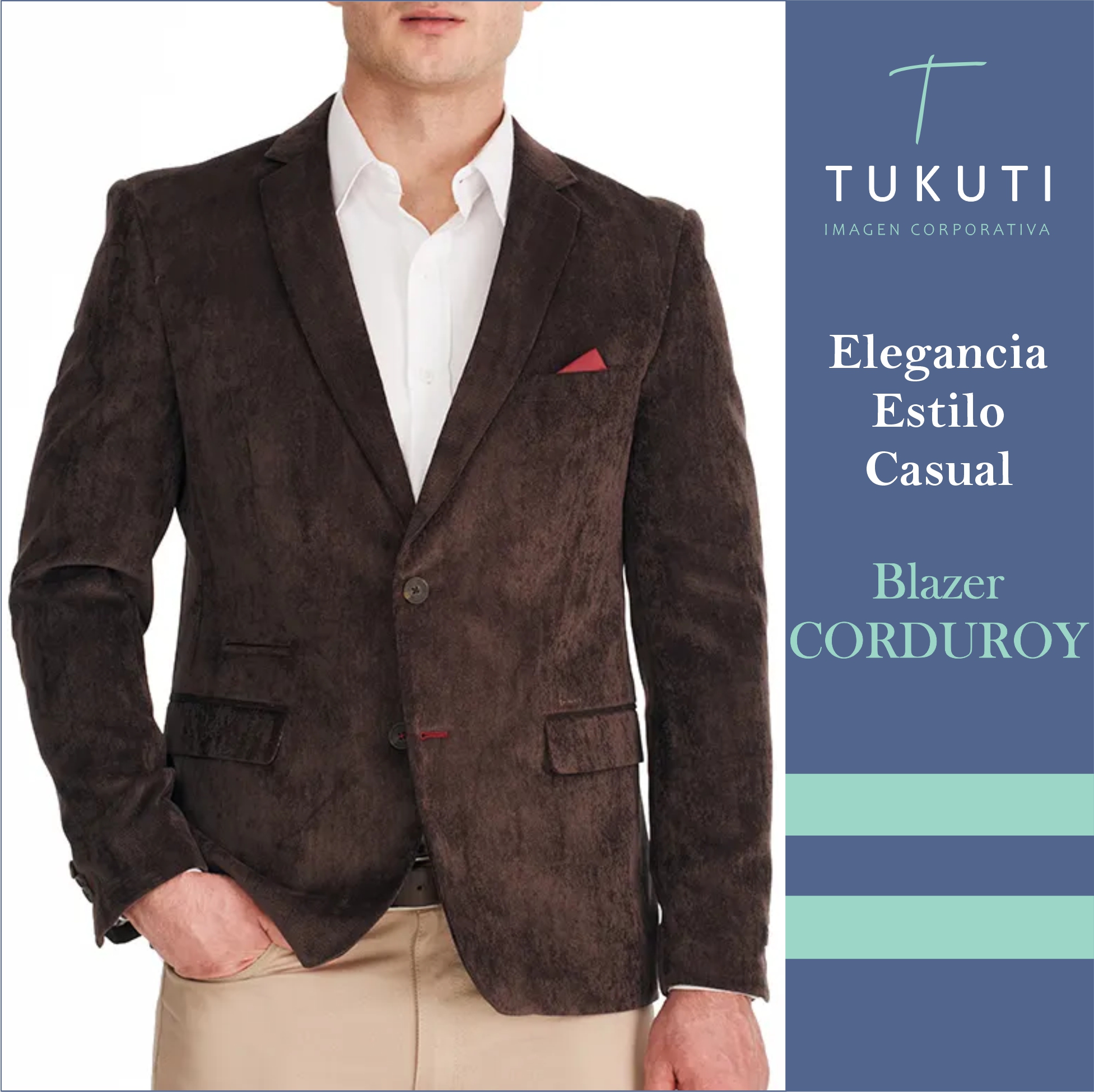 Casacas y capas Tukuti en azul acero