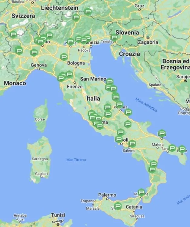 filiali italia privacar