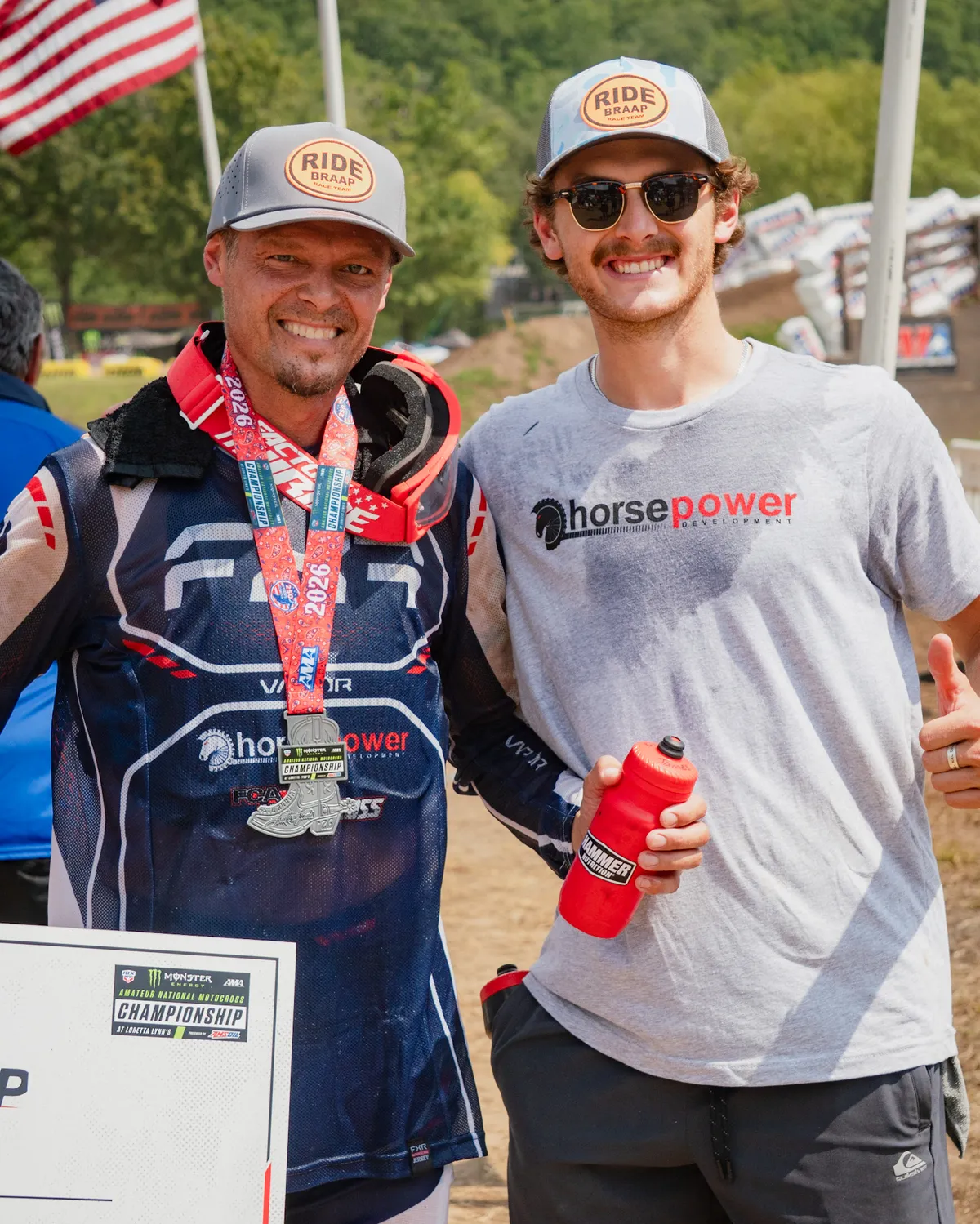 High-intensity athletic training for competitive motocross and mountain bike racer