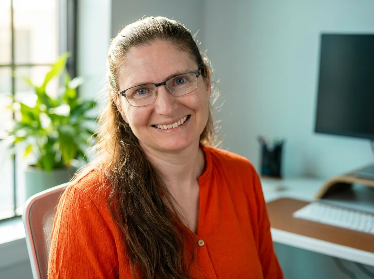 Meg Young smiling at the camera