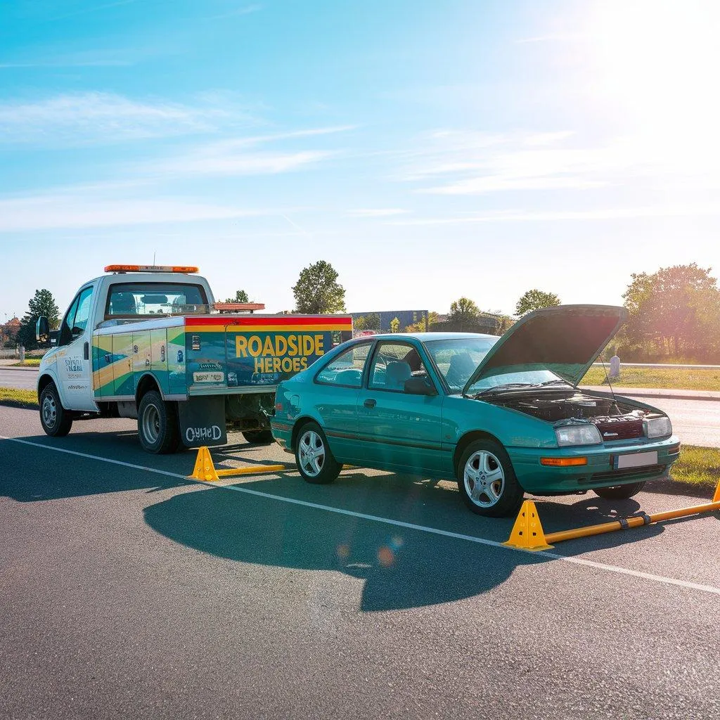 people standing beside street