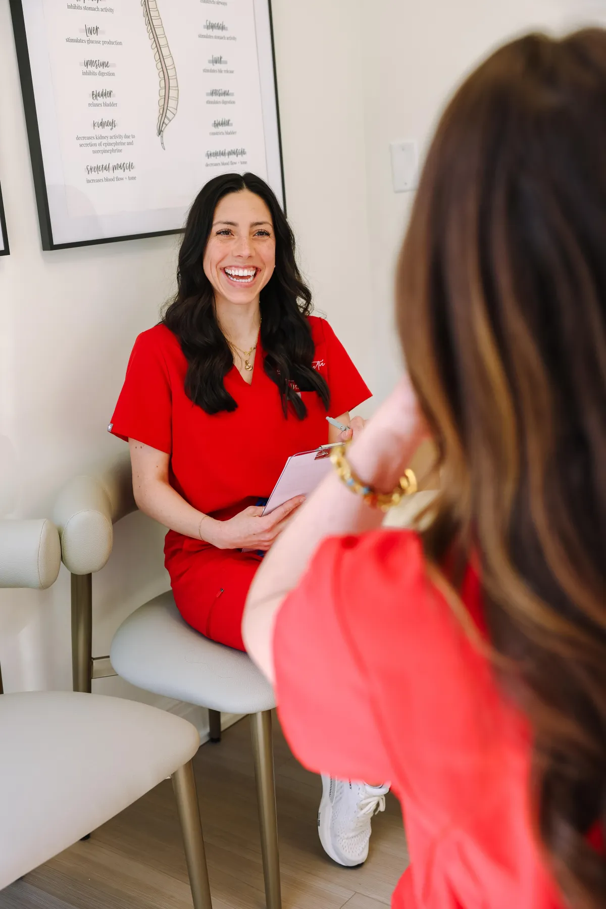 First and second Visit